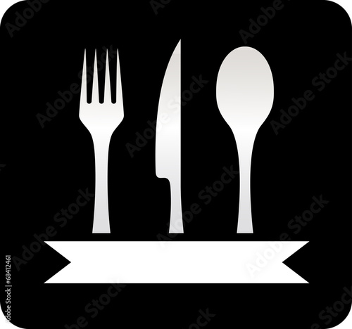 kitchen utensil black icon