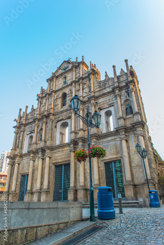 Ruins of St  Paul s - A famous tourist sightseeing in Macau photo