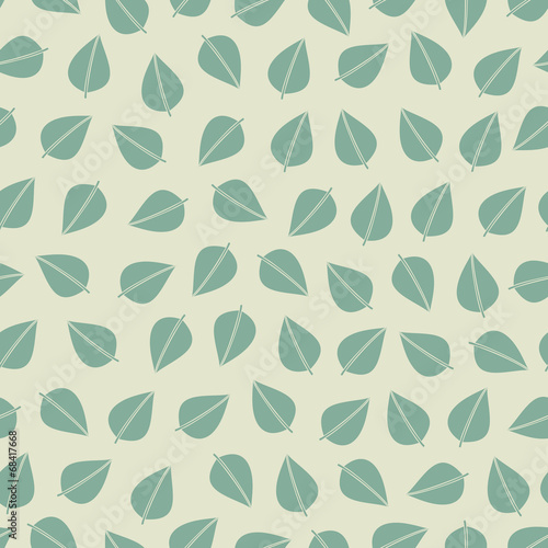 Seamless pattern with leafs.