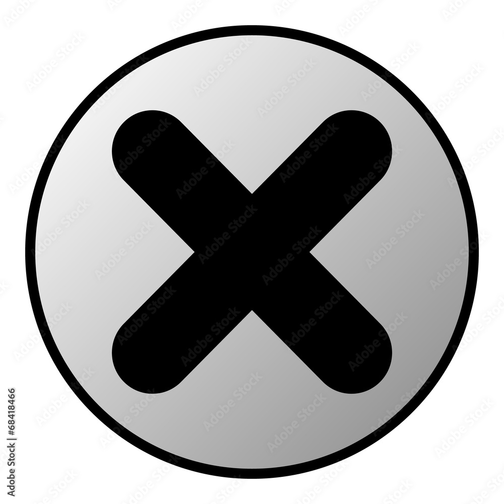 Obraz premium Delete button