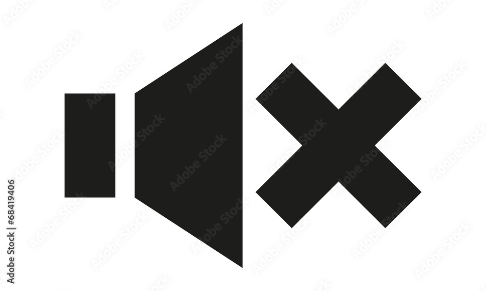 Obraz premium Lautsprecher Lautlos