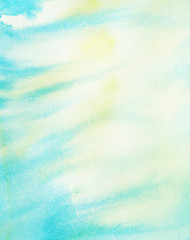 Abstract colorful  light color watercolor background.