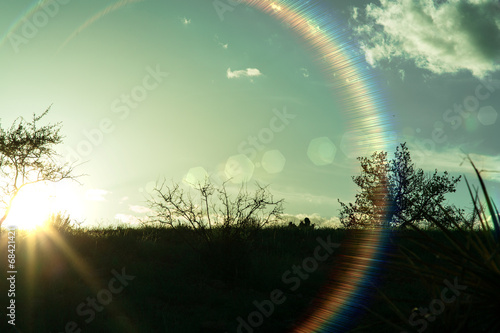 green sun