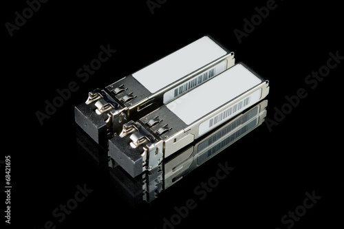 Optical gigabit SFP module for network switch isolated