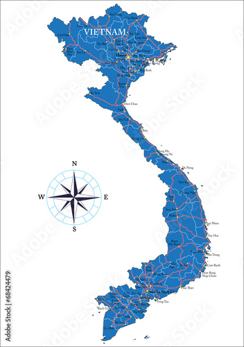 Vietnam map