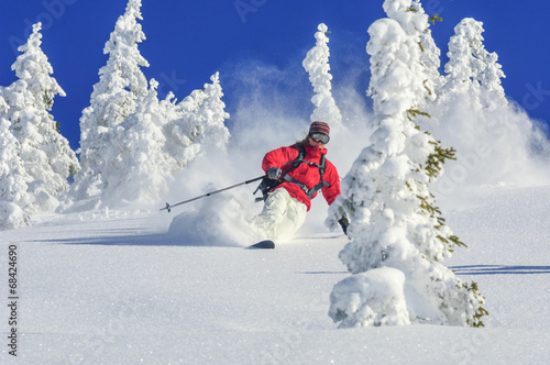 skifahren im Winterwunderland