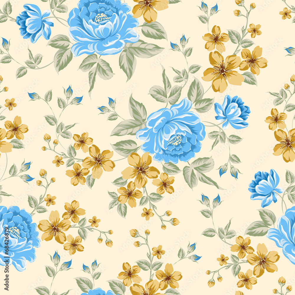 Obraz premium Luxurious color peony pattern.