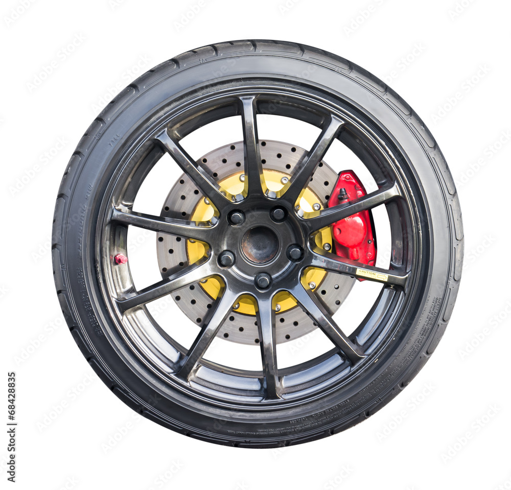 Obraz premium racing wheel