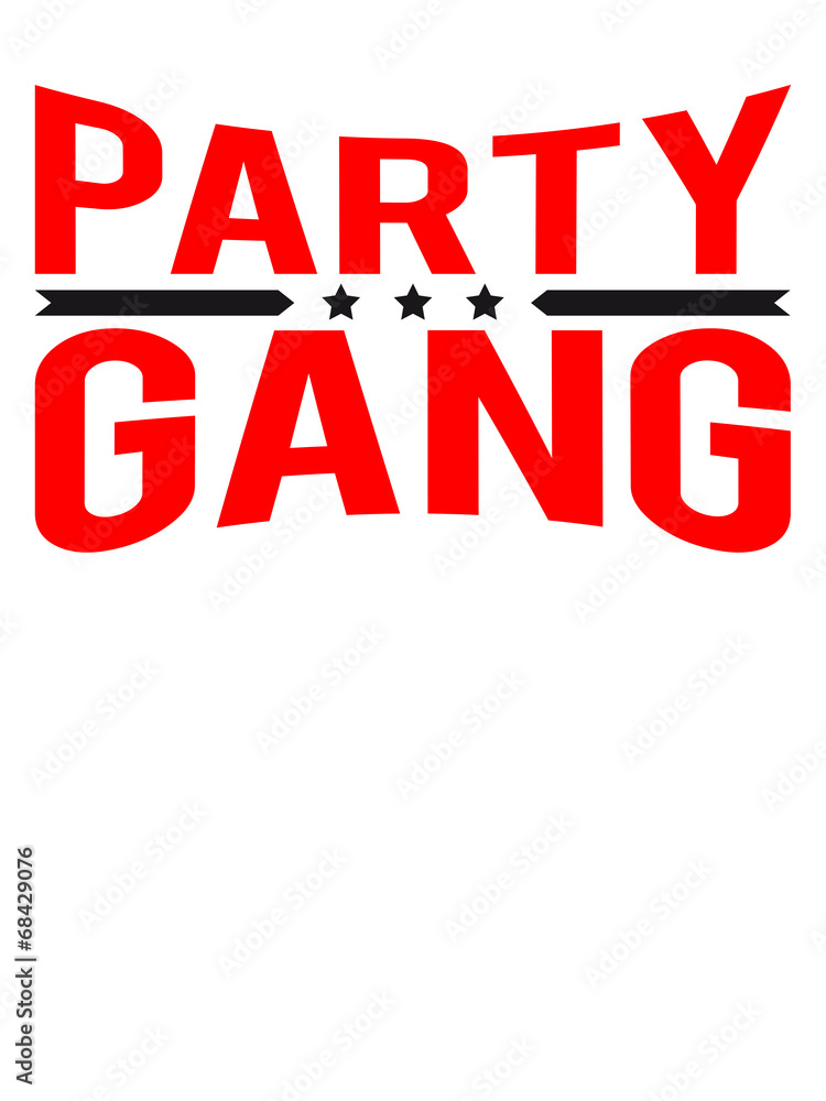Party Gang Text Logo Party Gang Text Logo