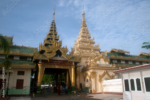 Maha Muni Pagoda in Mandalay city Myanmar.