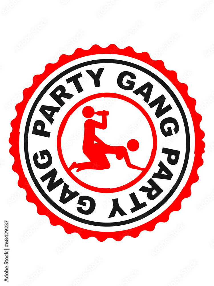 Sex Fukk - Party Gang Alcohol Beer Sex Fuck Porn Stamp Stock Illustration | Adobe Stock