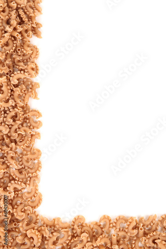 Buckwheat pasta isolated on white © Africa Studio
