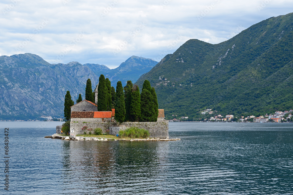 Fototapeta premium St. George's Island in Bay of Kotor, Montenegro