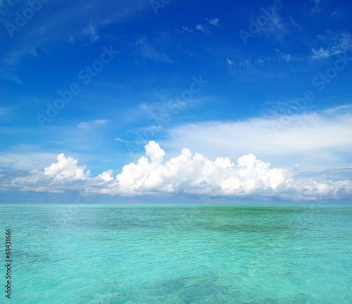 beach and tropical sea