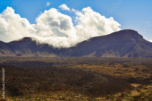 Landschaft in der Caldera Las Canadas auf Teneriffa