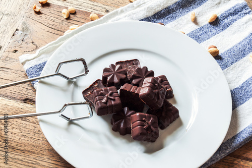 Homemade raw cakes photo