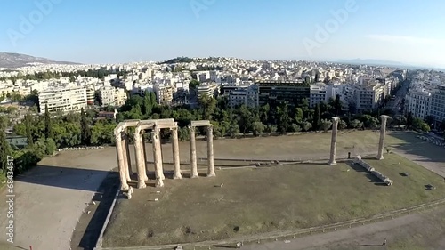 Temple of Olympian Zeus Aerial view