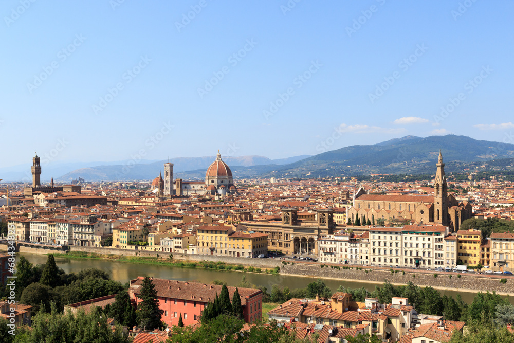 Blick auf Florenz vom Piazzale Michelangelo
