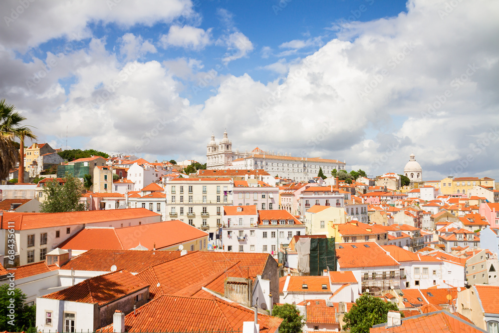 The Graca quarter, Lisbon, Portugal