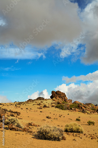 Landschaft in der Caldera Las Canadas auf Teneriffa