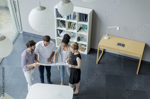 Young people in the office