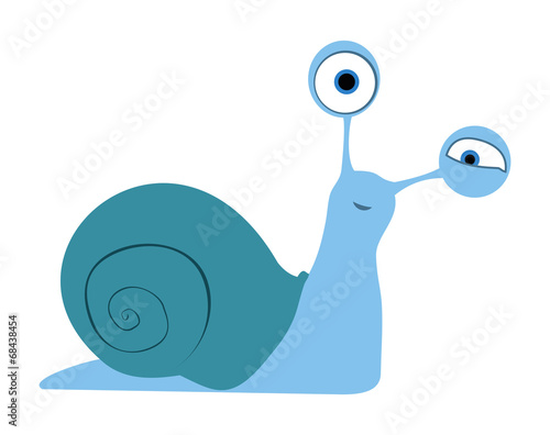 Snail with shell