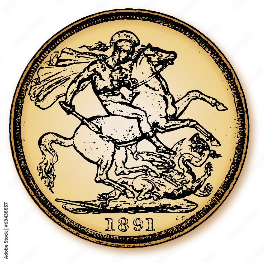 Fototapeta premium George and the Dragon