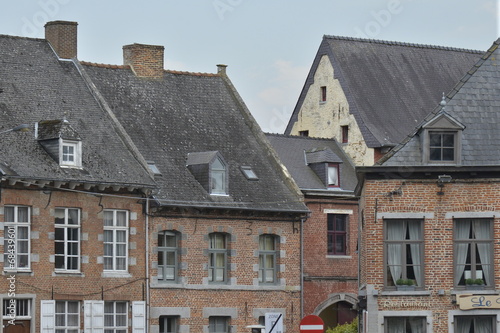 Les maisons du centre historique d'Enghien