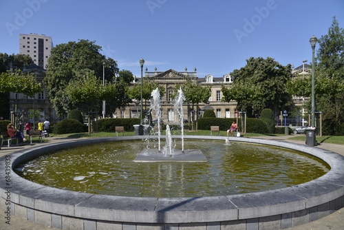 La fontaine du parc de la Porte de Halles