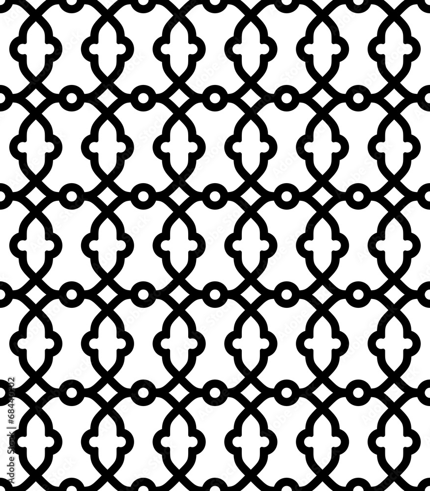 Fototapeta premium Geometric Seamless Pattern. Abstract Background