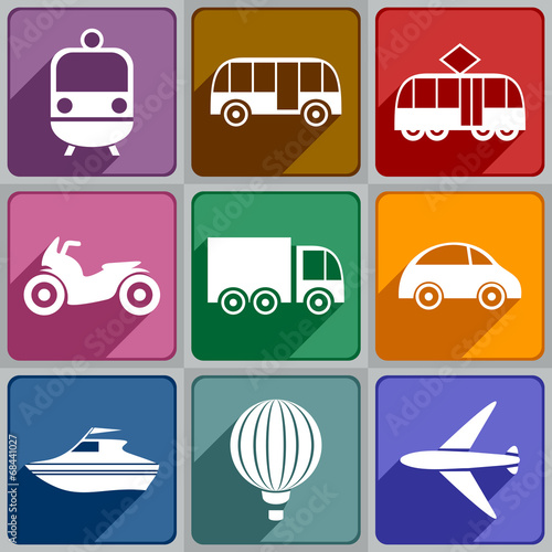 Transport icons