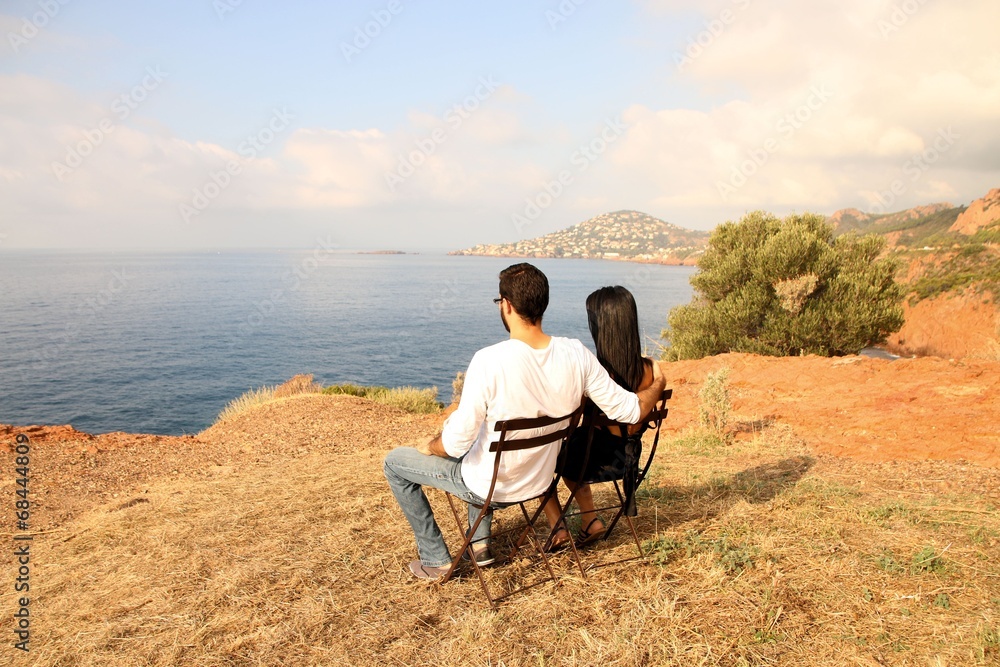 Fototapeta premium vue panoramique en amoureux