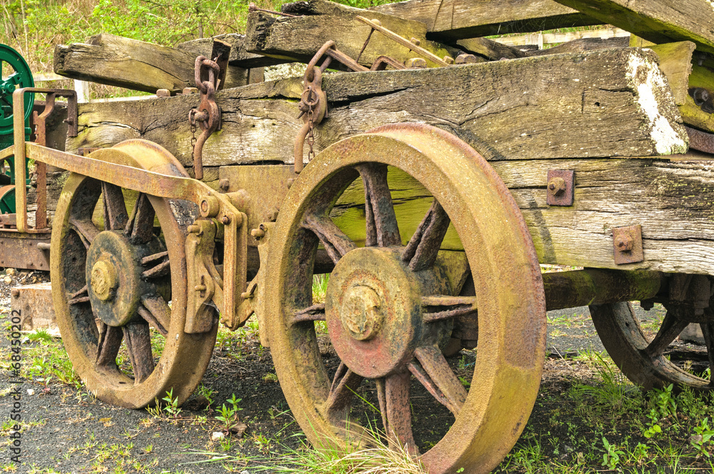 Old Coal Mining Wagon