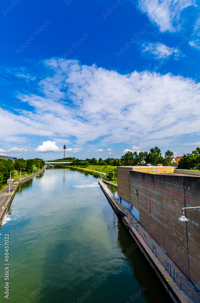 Fototapeta premium Wasserweg in Nürnberg
