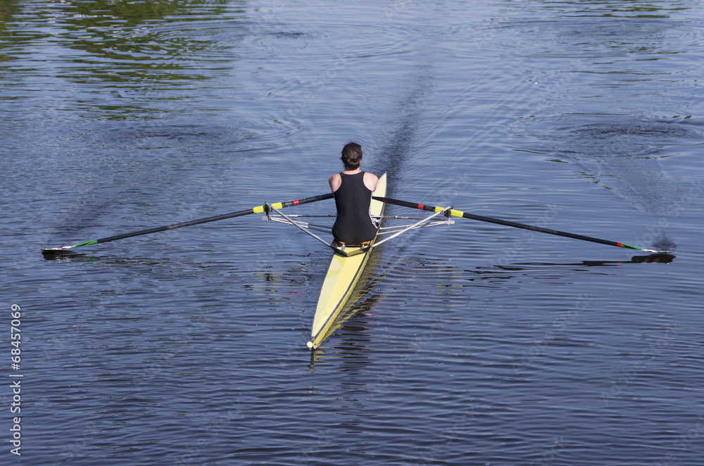 female rower