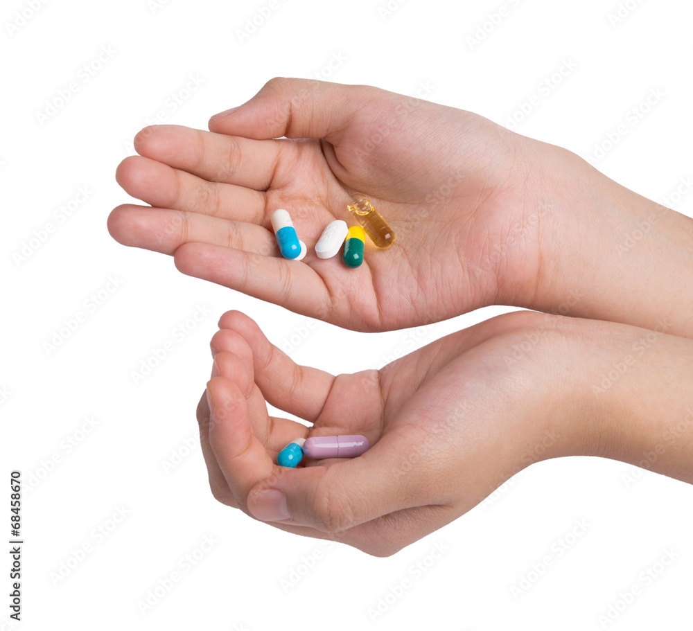 hand holding drugs hand holding drugs