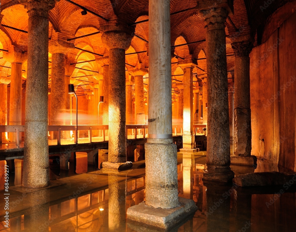 Obraz premium Underground Basilica Cistern - Yerebatan Sarayi