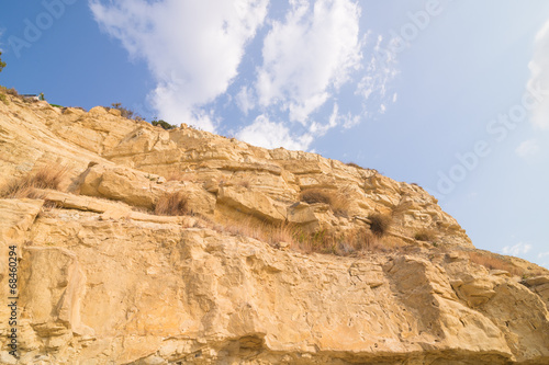 Limestone cliff