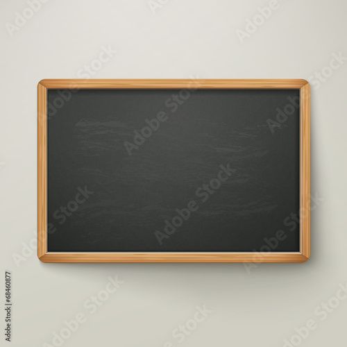 blackboard in wooden frame