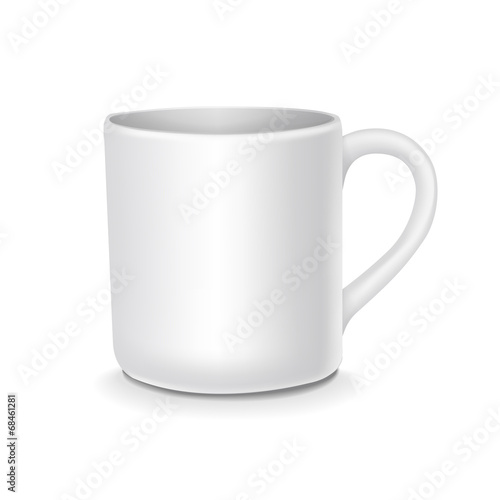 blank white cup