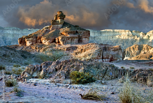 Geological formation in Timna park, Israel (local name is screw)