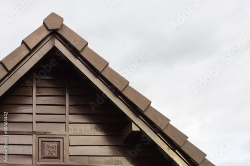 Detail of Thai style roof
