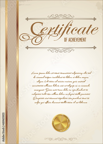 Certificate template