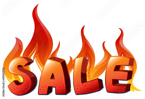 A sale artwork