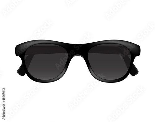 Retro glasses in dark design