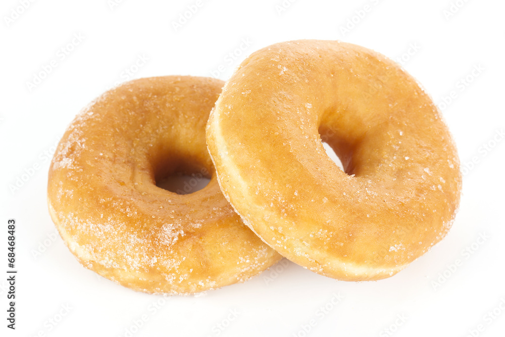 Donut coated with sugar