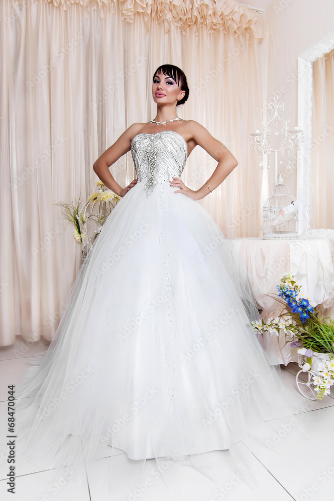 beautiful and fashion bride in interior beautiful and fashion bride in interior