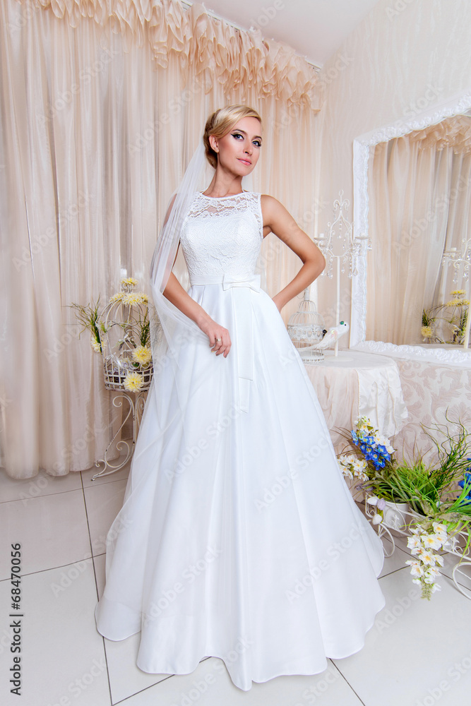 beautiful and fashion bride in interior beautiful and fashion bride in interior