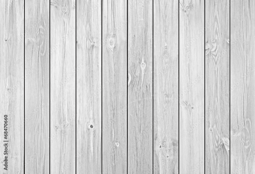 Naklejka premium Białe deski drewniane jako tło lub tekstura, naturalny wzór