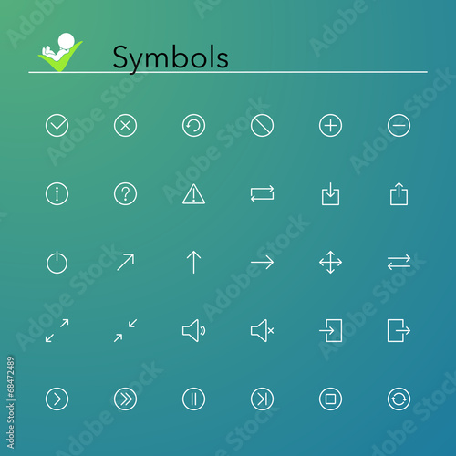 Symbols Line Icons
